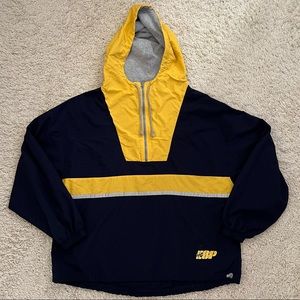 Vintage e.b.g.b Windbreaker Pullover Hoodie